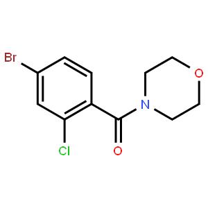 (4-Bromo-2-chlorophenyl)(morpholino)methanone