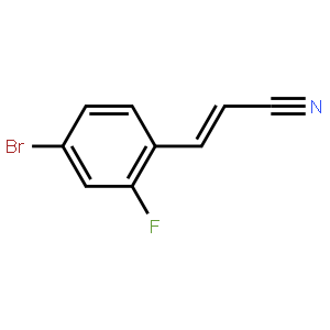 (2E)-3-(4-Bromo-2-fluorophenyl)prop-2-enenitrile