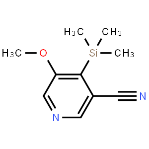 5-Methoxy-4-(trimethylsilyl)nicotinonitrile