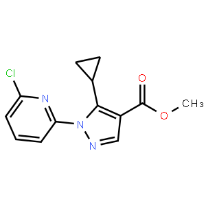 Methyl 1-(6-chloropyridin-2-yl)-5-cyclopropyl-1H-pyrazole-4-carboxylate