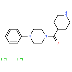 (4-Phenylpiperazin-1-yl)(piperidin-4-yl)methanone dihydrochloride