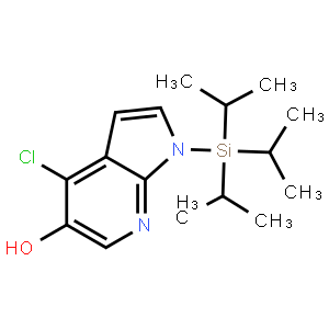 4-氯-1-[三(1-甲基乙基)硅酯]-1H-吡咯并[2,3-b]吡啶-5-醇