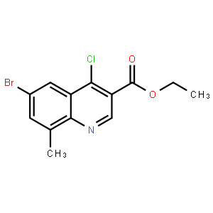 Ethyl 6-bromo-4-chloro-8-methylquinoline-3-carboxylate