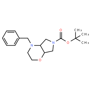 tert-Butyl 4-benzylhexahydropyrrolo[3,4-b][1,4]oxazine-6(2H)-carboxylate