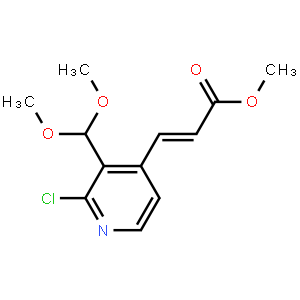 (E)-Methyl 3-(2-chloro-3-(dimethoxymethyl)pyridin-4-yl)acrylate