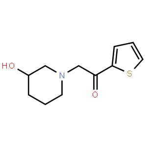 2-(3-Hydroxypiperidin-1-yl)-1-(thiophen-2-yl)ethanone