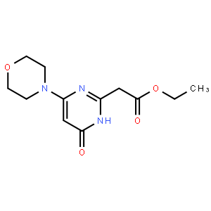 Ethyl 2-(4-morpholino-6-oxo-1,6-dihydropyrimidin-2-yl)acetate