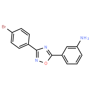 3-[3-(4-Bromophenyl)-1,2,4-oxadiazol-5-yl]aniline