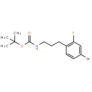N-BOC-3-(4-bromo-2-fluorophenyl)propylamine