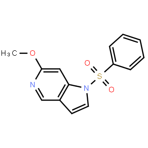 6-Methoxy-1-(phenylsulfonyl)-1H-pyrrolo[3,2-c]pyridine