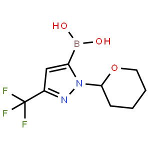 1(四氢-2H-吡喃)3-三氟甲基-1H-吡唑-5-硼酸