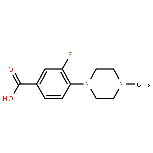 3-Fluoro-4-(4-methylpiperazin-1-yl)benzoic acid