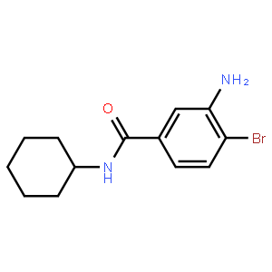 3-Amino-4-bromo-N-cyclohexylbenzamide