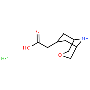 2-((1R,5S)-3-Oxa-9-azabicyclo[3.3.1]nonan-7-yl)acetic acid hydrochloride