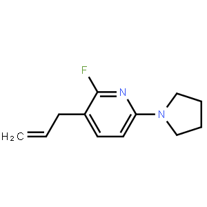 3-Allyl-2-fluoro-6-(pyrrolidin-1-yl)pyridine