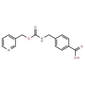 4-((((Pyridin-3-ylmethoxy)carbonyl)amino)methyl)benzoic acid