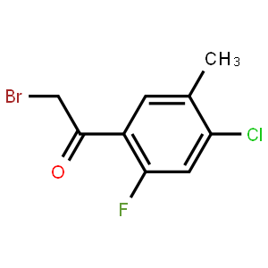 2-Bromo-1-(4-chloro-2-fluoro-5-methylphenyl)-1-ethanone