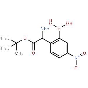 2-(BOC-Aminomethyl)-5-nitrophenylboronic acid