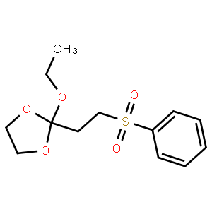 2-Ethoxy-2-(2'-phenylsulfonylethyl)-1,3-dioxolane