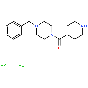(4-Benzylpiperazin-1-yl)(piperidin-4-yl)methanone dihydrochloride