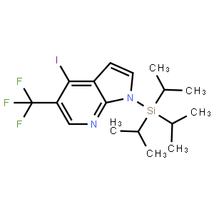 4-Iodo-5-(trifluoromethyl)-1-(triisopropylsilyl)-1h-pyrrolo[2,3-b]pyridine