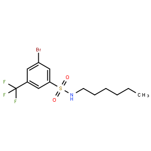 N-Hexyl3-bromo-5-trifluoromethylbenzenesulfonamide