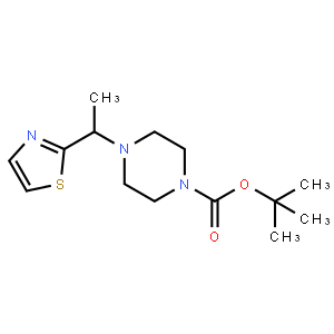 tert-Butyl 4-(1-(thiazol-2-yl)ethyl)piperazine-1-carboxylate