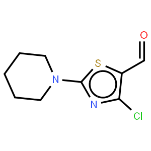 4-Chloro-2-(1-piperidino)-5-thiazolecarboxaldehyde