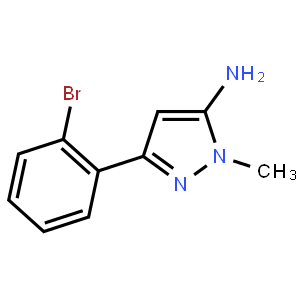 3-Amino-5-(2-bromophenyl)-2-methylpyrazole