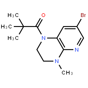 1-(7-Bromo-4-methyl-3,4-dihydropyrido[2,3-b]-pyrazin-1(2h)-yl)-2,2-dimethylpropan-1-one
