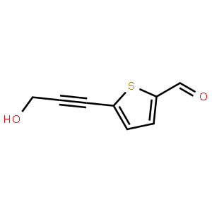 5-(3-Hydroxyprop-1-yn-1-yl)thiophene-2-carbaldehyde
