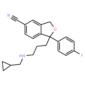 (S)-1-(3-((Cyclopropylmethyl)amino)propyl)-1-(4-fluorophenyl)-1,3-dihydroisobenzofuran-5-carbonitrile