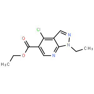 Ethyl 4-chloro-1-ethyl-1H-pyrazolo[3,4-b]pyridine-5-carboxylate