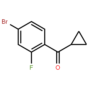 (4-Bromo-2-fluorophenyl)(cyclopropyl)methanone
