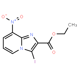 Ethyl 3-iodo-8-nitroimidazo[1,2-a]pyridine-2-carboxylate