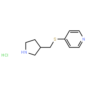4-((Pyrrolidin-3-ylmethyl)thio)pyridine hydrochloride