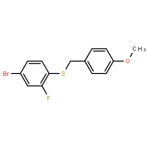 (4-Bromo-2-fluorophenyl)(4-methoxybenzyl)sulfane