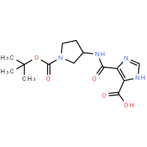 4-((1-(tert-Butoxycarbonyl)pyrrolidin-3-yl)carbamoyl)-1H-imidazole-5-carboxylic acid