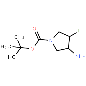 Cis-1-boc-3-amino-4-fluoropyrrolidine