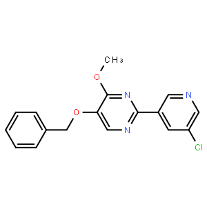 5-(Benzyloxy)-2-(5-chloropyridin-3-yl)-4-methoxypyrimidine