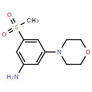 3-(Methylsulfonyl)-5-morpholinoaniline