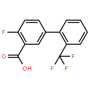 2-Fluoro-5-(2-trifluoromethylphenyl)benzoic acid