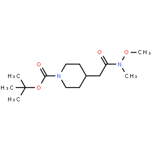 1-Boc-4-[(n-methoxy-n-methylcarbamoyl)methyl]piperidine