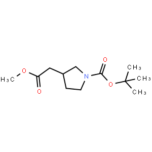 tert-Butyl 3-(2-methoxy-2-oxoethyl)pyrrolidine-1-carboxylate