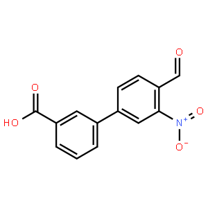 3-(4-Formyl-3-nitrophenyl)benzoic acid