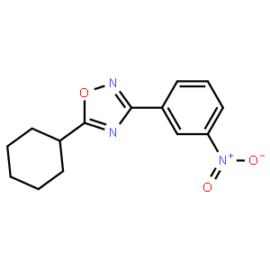 5-Cyclohexyl-3-(3-nitrophenyl)-1,2,4-oxadiazole