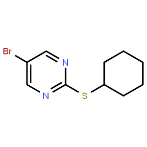 5-Bromo-2-(cyclohexylthio)pyrimidine