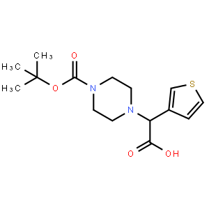 2-(4-Boc-piperazinyl)-2-(3-thienyl)acetic acid