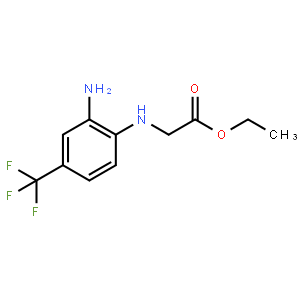 Ethyl 2-{[2-amino-4-(trifluoromethyl)phenyl]amino}acetate