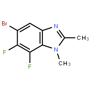 5-Bromo-6,7-difluoro-1,2-dimethyl-1,3-benzodiazole